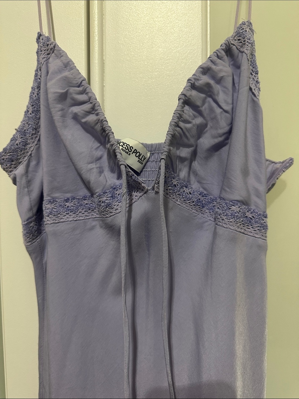 Princess Polly Lilac Ruched Neckline Maxi Dress - Picture 10 of 10
